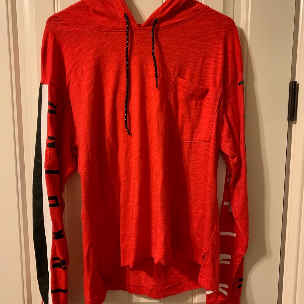 VS Pink Long Sleeve Hooded top
